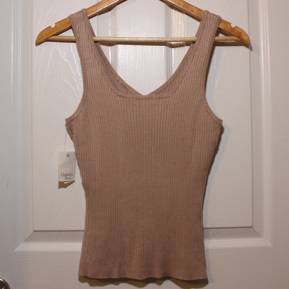 Ophelia Roe Ribbed Knit Tank Top - Picture 2 of 6